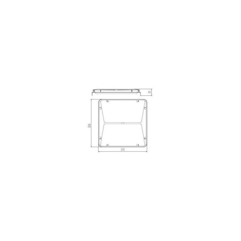 Integratech Flap voor Evolve projector 48W