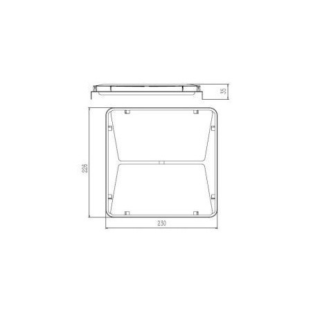 Integratech Flap voor Evolve projector 48W