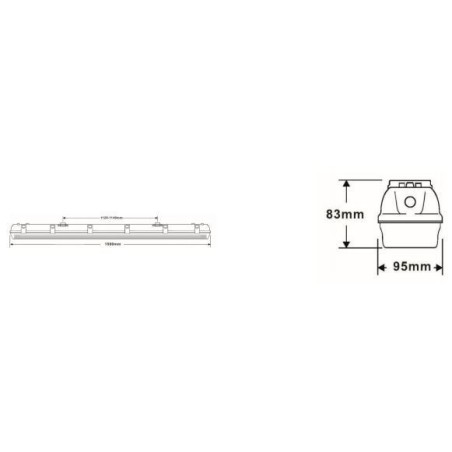 Integratech HWDP 1,2m IP66 High Output