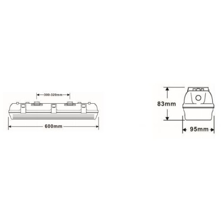 Integratech HWDP 0,6m IP66 5x2,5mm²