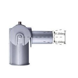 Integratech Streetlight mini adapter 90° orientable RAL9022