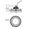 Integratech Klokarmatuur PHB 150W IP65 dimbaar 1-10V Deckenlampe