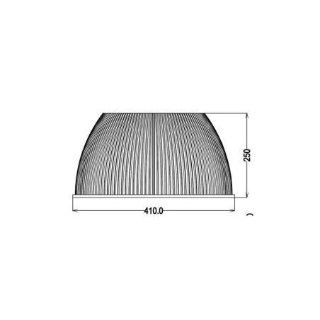 Integratech Prismatic reflector pc 100° highbay PHB 150W