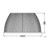 Integratech Prisma reflector pc 100° klokarmatuur PHB 150W