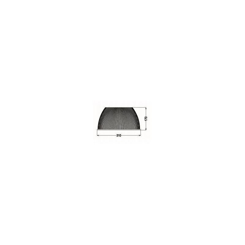 Integratech Prisma PC reflector 90° voor PHBP 100/150W