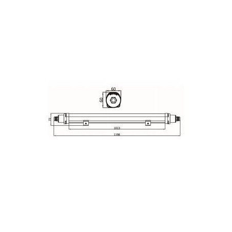 Integratech Speedy basic 120cm 40W IK10 3x2,5mm²