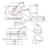 Integratech Set richtbare montagebeugels 60x100mm UBOAT
