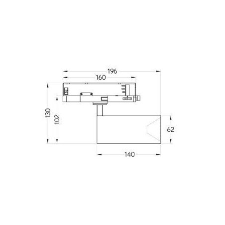 Integratech Tracklight F1 45W CRI90 intrack driver