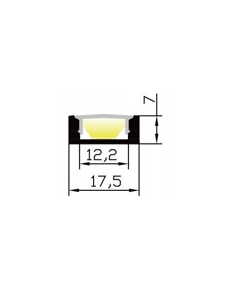 Integratech LED profile SL7 Complete kit