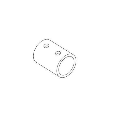 Integratech Streetlight adapter 60/40mm dark grey RAL9022