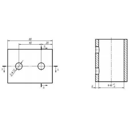 Integratech Streetlight adapter 60/40mm