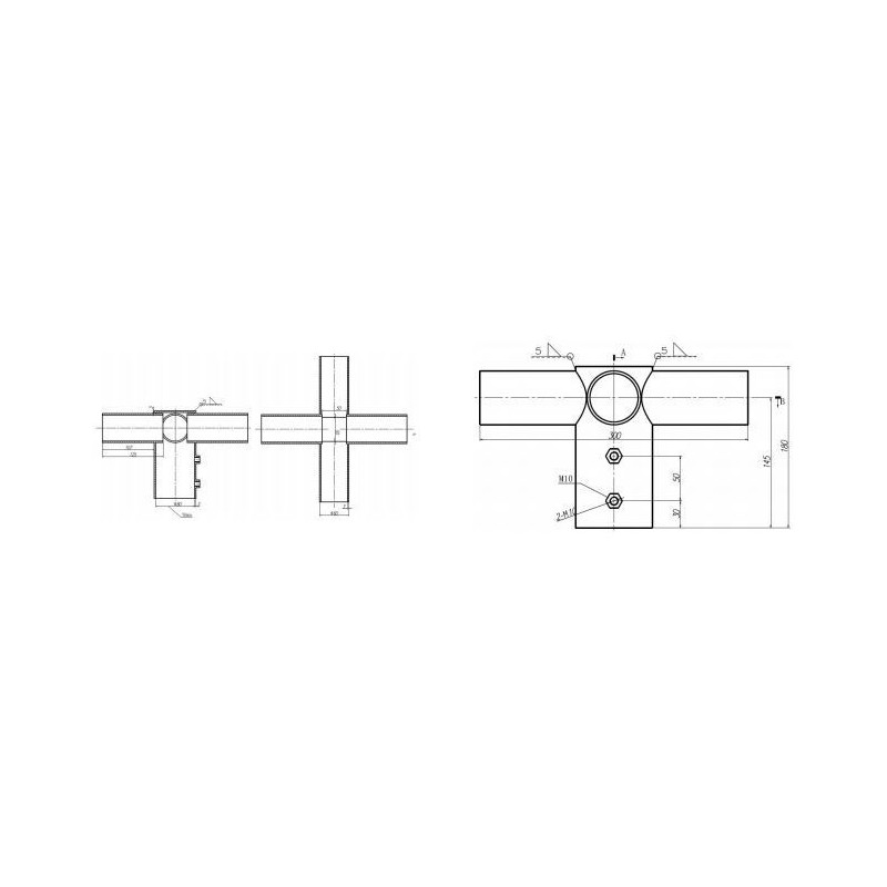 Integratech Streetlight adapter 4x 60mm