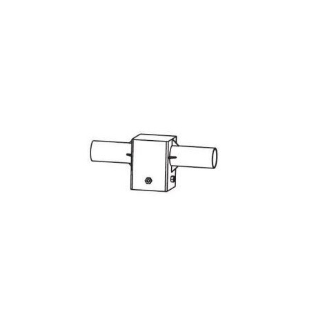 Integratech Streetlight adapter S105/R2x60mm dark grey RAL9022