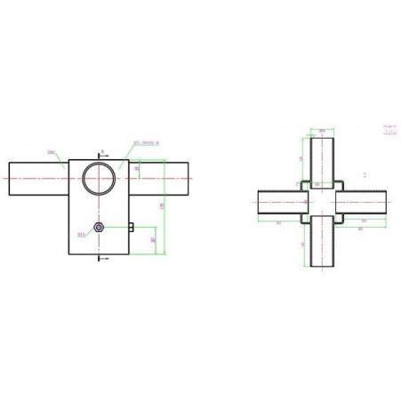 Integratech Streetlight adapter S105/4x60mm