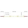 Integratech LED strip 128LED/m SMD2835 24V IP20 5m
