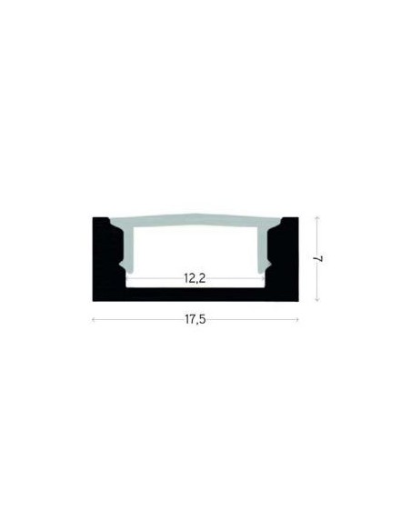 Integratech LED profile Baseline 17x7 2m