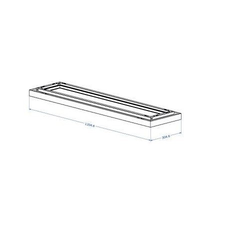 Integratech surface frame LEDpanel 30x120
