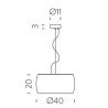 Nemo Sirius Suspension lamp