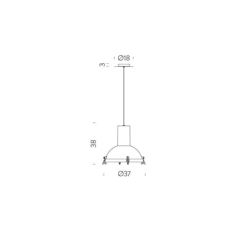 Nemo Projecteur 365 IP 30 (binnen) Hanglamp