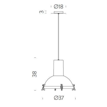Nemo Projecteur 365 IP 30 (indoor) Suspension lamp