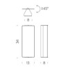 Nemo Applique à Volet Pivotant Double R7S Wall lamp