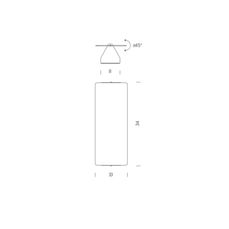 Nemo Lighting Applique à Volet Pivotant Double Wandlampe