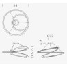 Nemo Kepler Minor down Hanging lamp