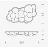 Nemo Nuvola MINOR H14 Wall lamp / Ceiling lamp