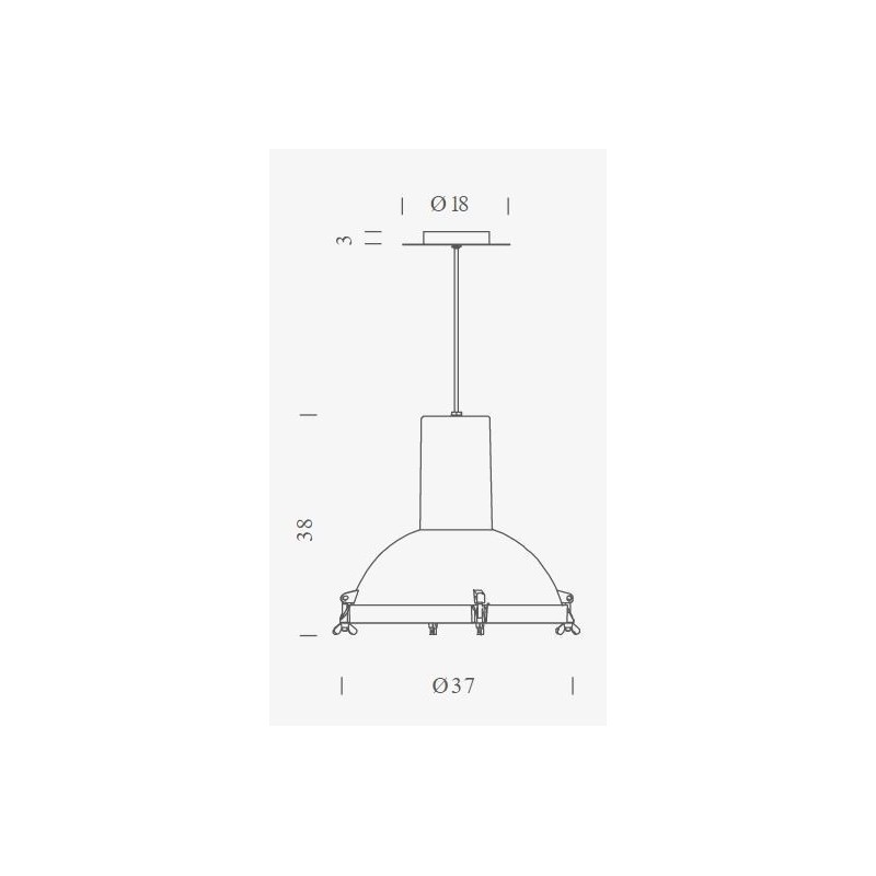 Nemo Projecteur 365 IP 54 Hanglamp