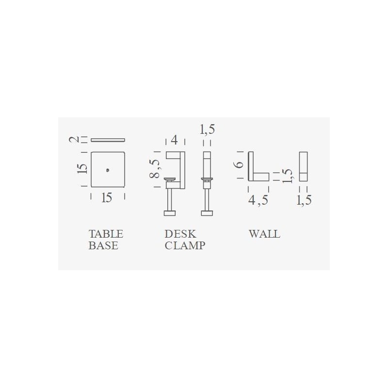Nemo UNTITLED Linear Tafellamp / Wandlamp