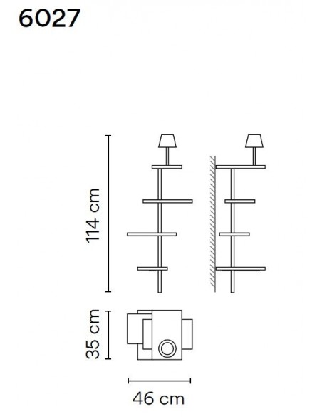 Vibia Suite 114 Read wall lamp