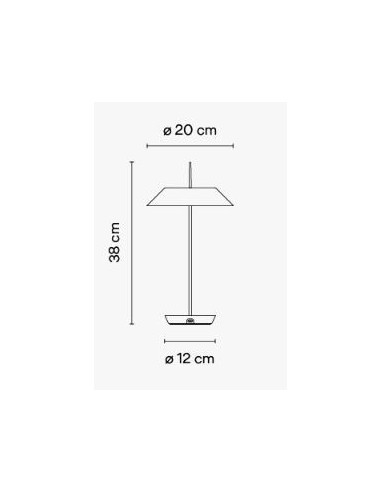 Vibia Mayfair Mini Portable - 5495 Tischlampe