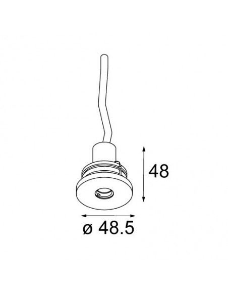 Modular Supermodupoint EQ GE Wall lamp / Ceiling lamp