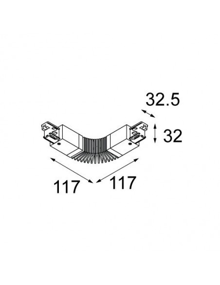 Modular Connector track Flexible