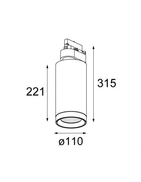 Modular Kanon track 110 LED GI