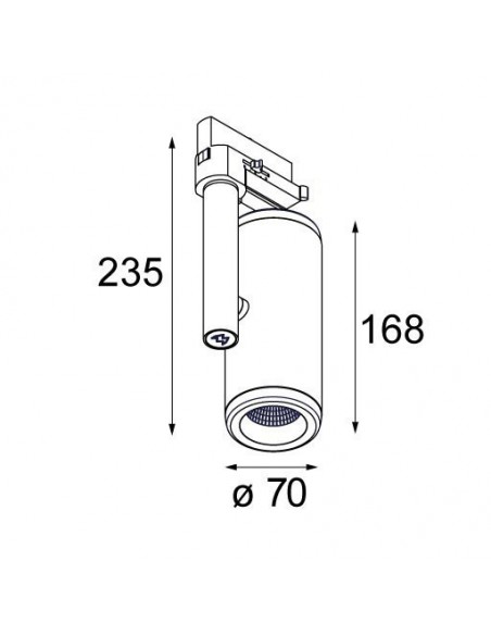 Modular Médard 70 track LED GI