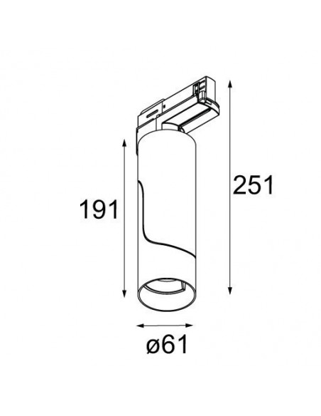 Modular Semih 61 track LED GI