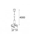 Modular Track suspension kit 4m dali