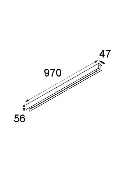 Modular United (974mm) 1x LED GI Wall lamp / Ceiling lamp