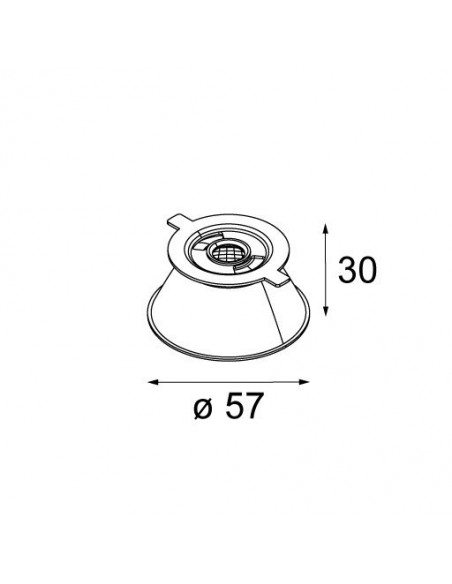 Modular Magnetic reflector Ø57 LED