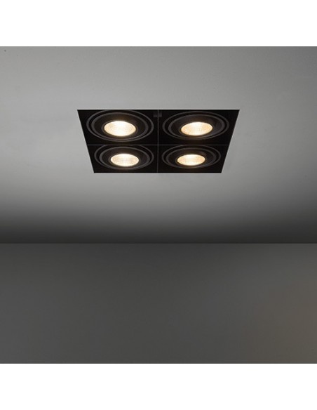 Modular Mini multiple trimless for 4x LED GE Recessed lamp