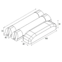 Modular Back up unit for LED 3h GE