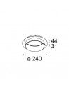 Modular Concrete ring Ø177 stand concrete boxes