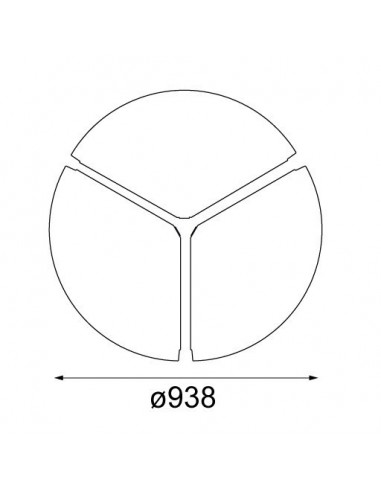 Modular Flat moon 950 LED coverplate