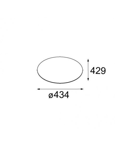 Modular Flat moon ice prismatic diffuser 450/470