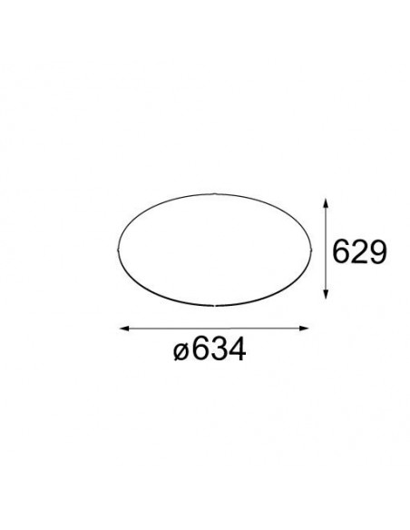 Modular Flat moon ice prismatic diffuser 650/670