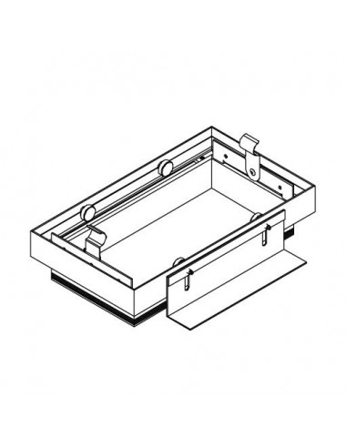 Modular Recessed frame Mini multiple trimless 2x