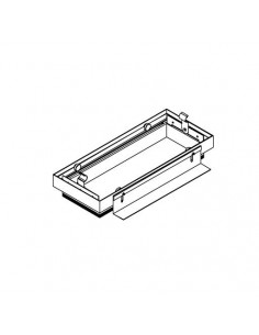 Modular Recessed frame Mini multiple trimless 3x