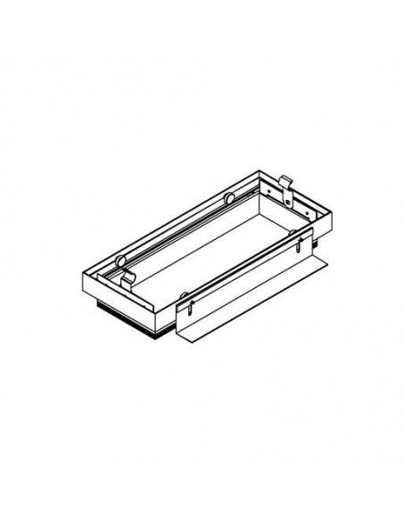 Modular Recessed frame Mini multiple trimless 3x