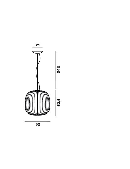 Foscarini Spokes 2 suspension lamp